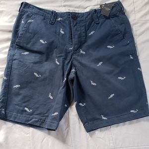 New With Tags Abercrombie & Fitch Men's Whale Shorts.  Size 34 waist.  Thanks!